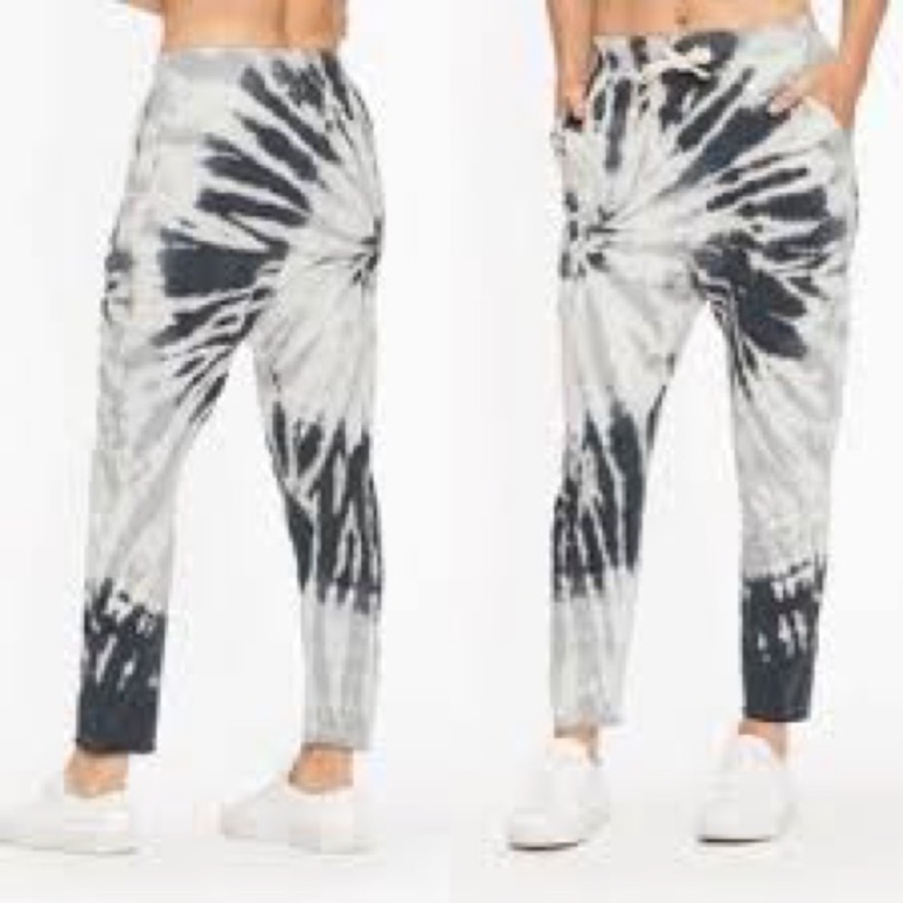 Electric & Rose Tie-Dye Blue Sweatpants Medium